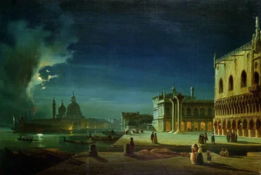 Venecia a la luz de la luna